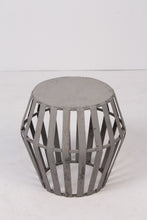 Load image into Gallery viewer, Grey metal table/stool 1&#39; x 2.5&#39;ft - GS Productions
