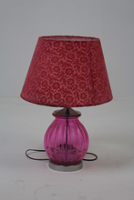 Load image into Gallery viewer, Pink Glass Table Lamp 16&quot; x 24&quot; - GS Productions
