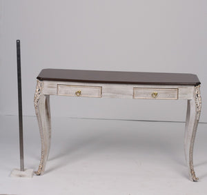 Textured White,Brown & Gold Console 4' x 3'ft - GS Productions